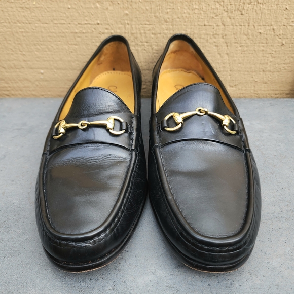 Cole Haan Ascot II Gold Horsebit Leather Loafer C02498 Dress Shoe Black 11M - Picture 2 of 12